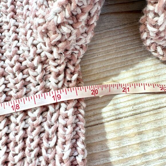 Haven‎ Well Within Marled Knit Polo Sweater | Dusty Pink Size Small - Picture 5 of 6